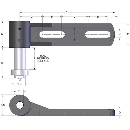 Brewer Machine & Gear Horizontal Mount Tensioner, Adjustable Tensioner, Heavy MHL